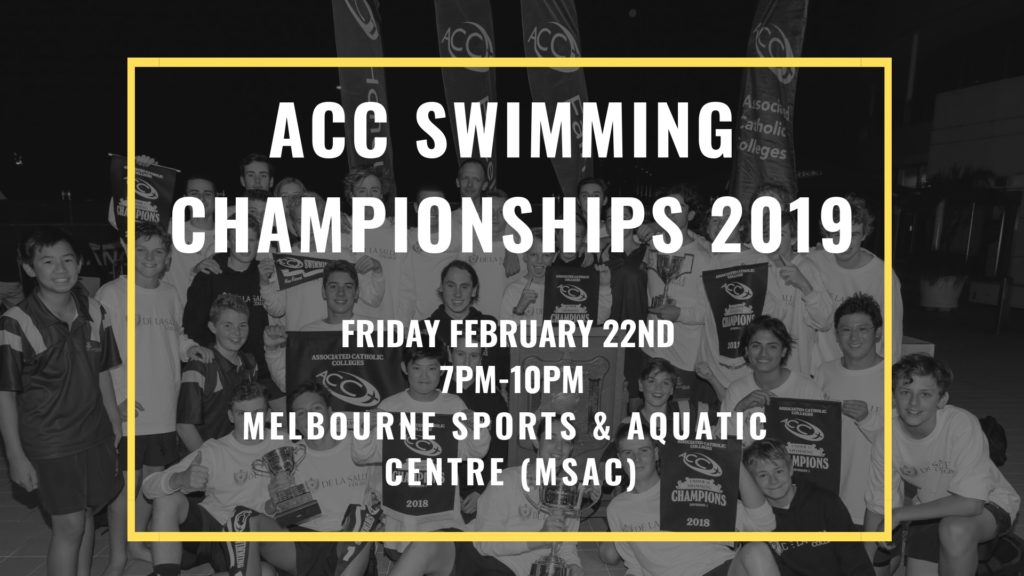 Swimming Champs Associated Catholic Colleges